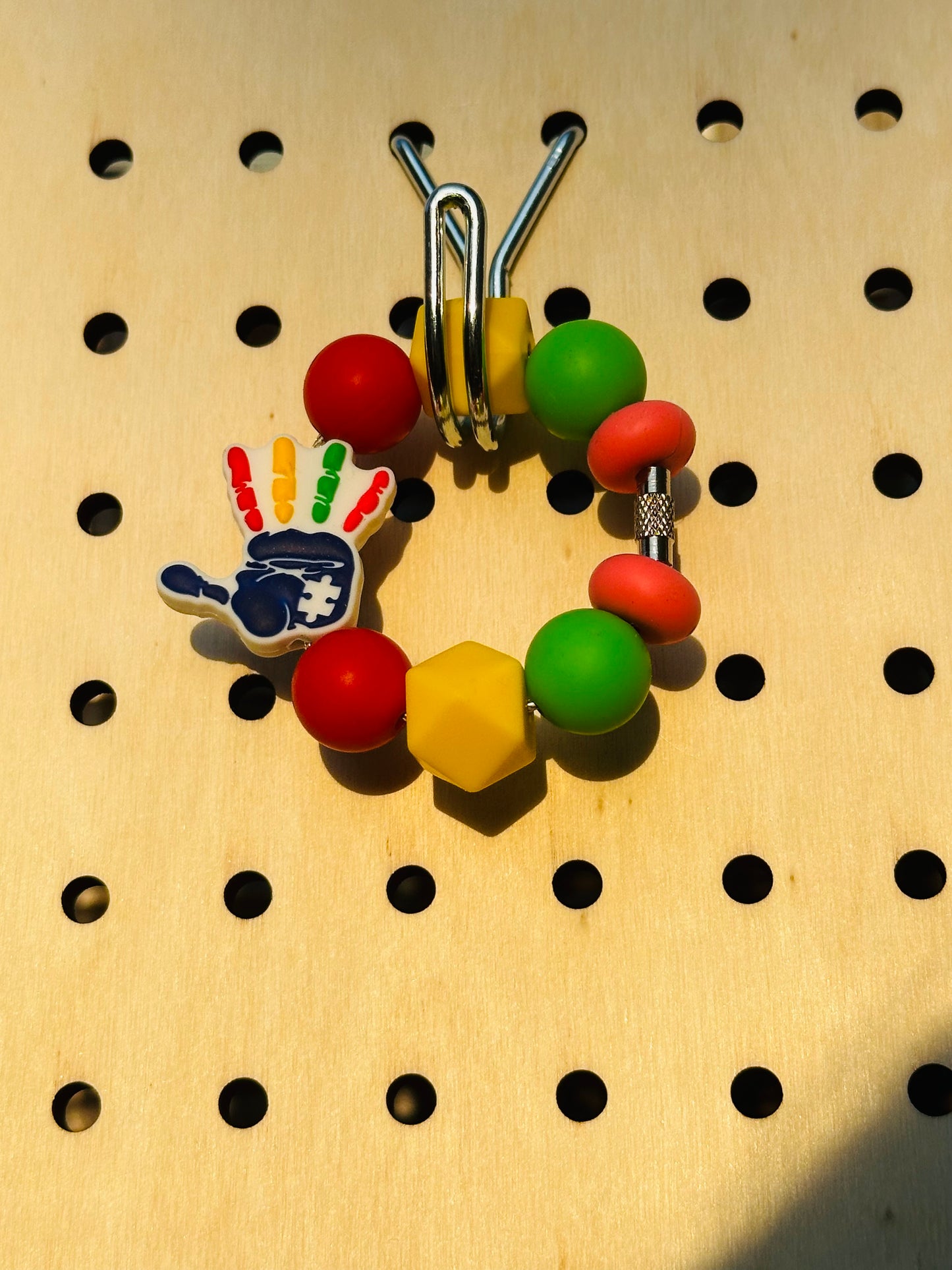 Raise a Hand for Autism Awareness - Handle Charm