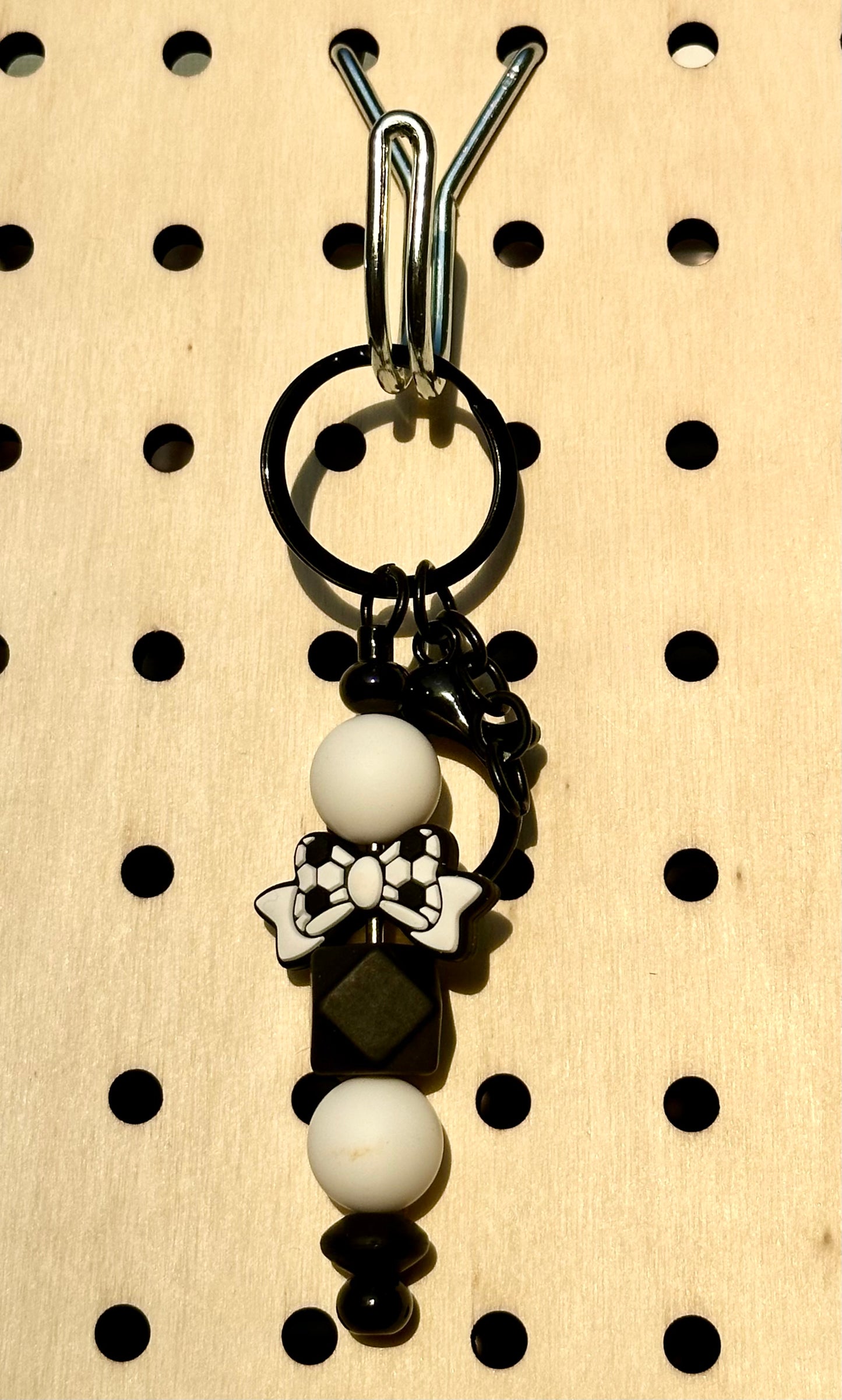 Soccer Bow - Mini Keychain