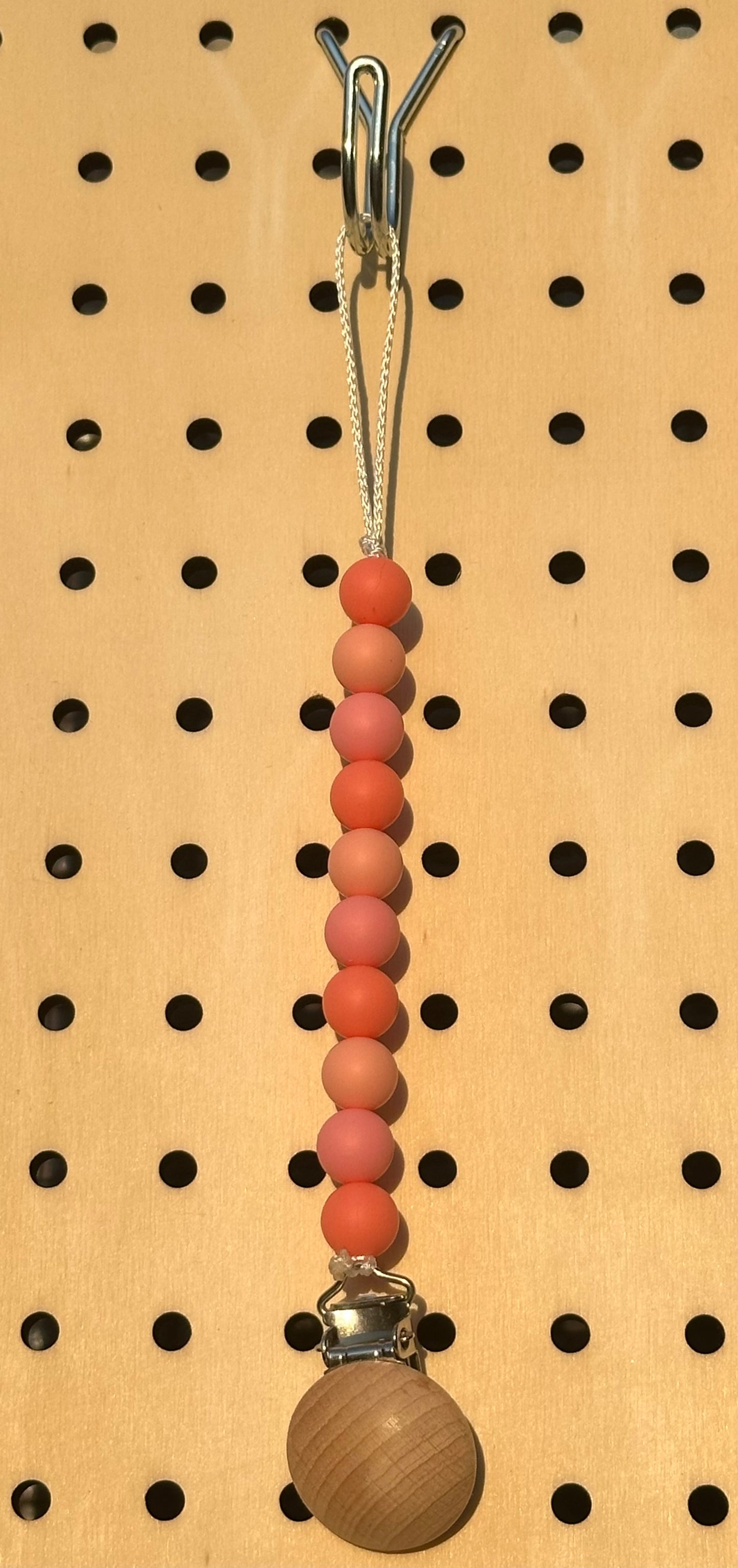 Pretty in Pink - Pacifier Clip