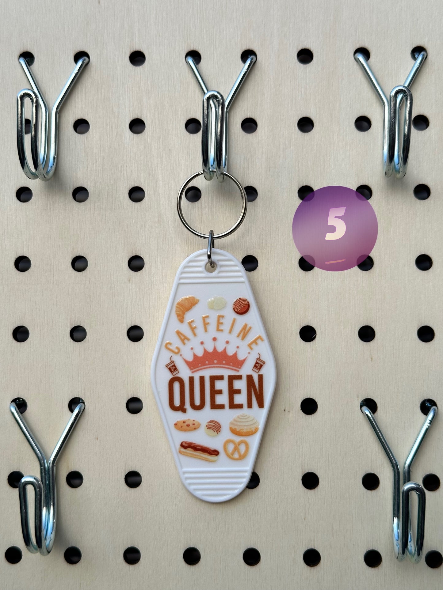 White Motel Keychain (Multiple Designs)