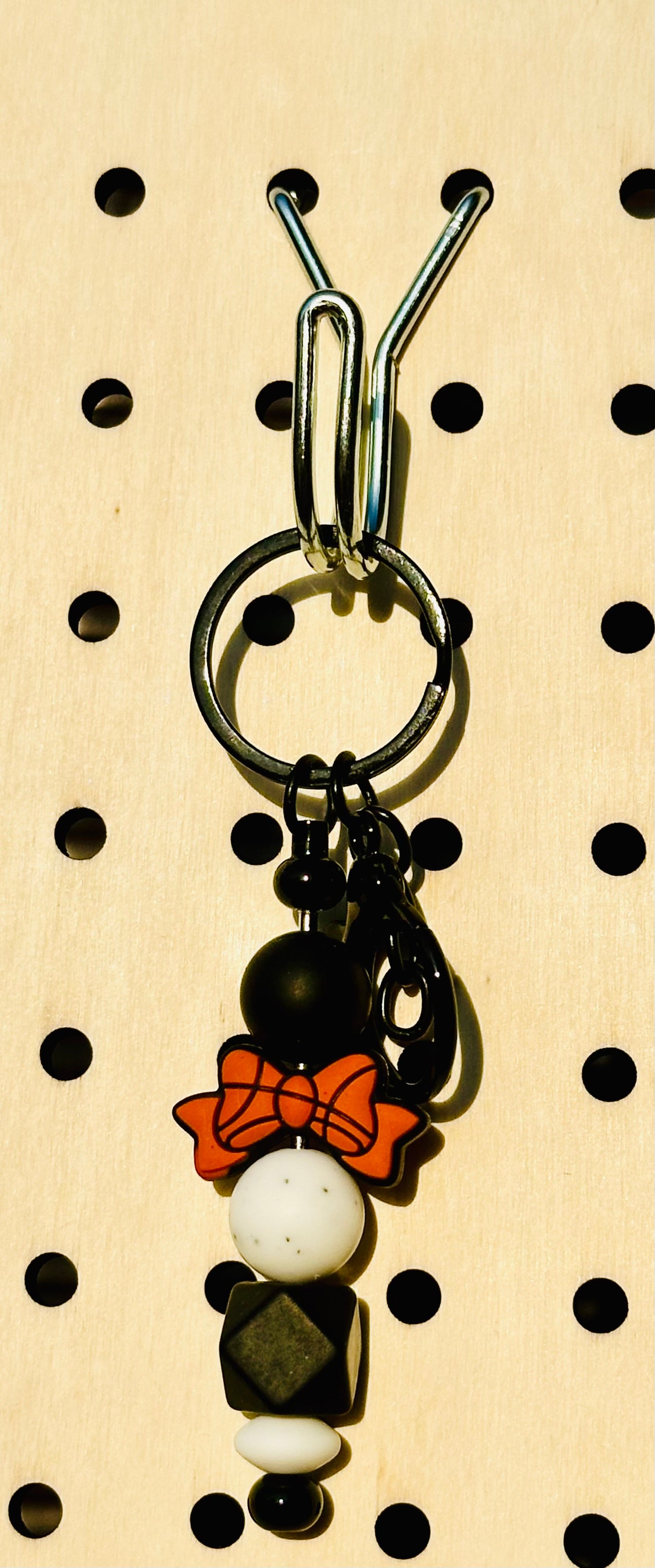 Basketball Bow - Mini Keychain