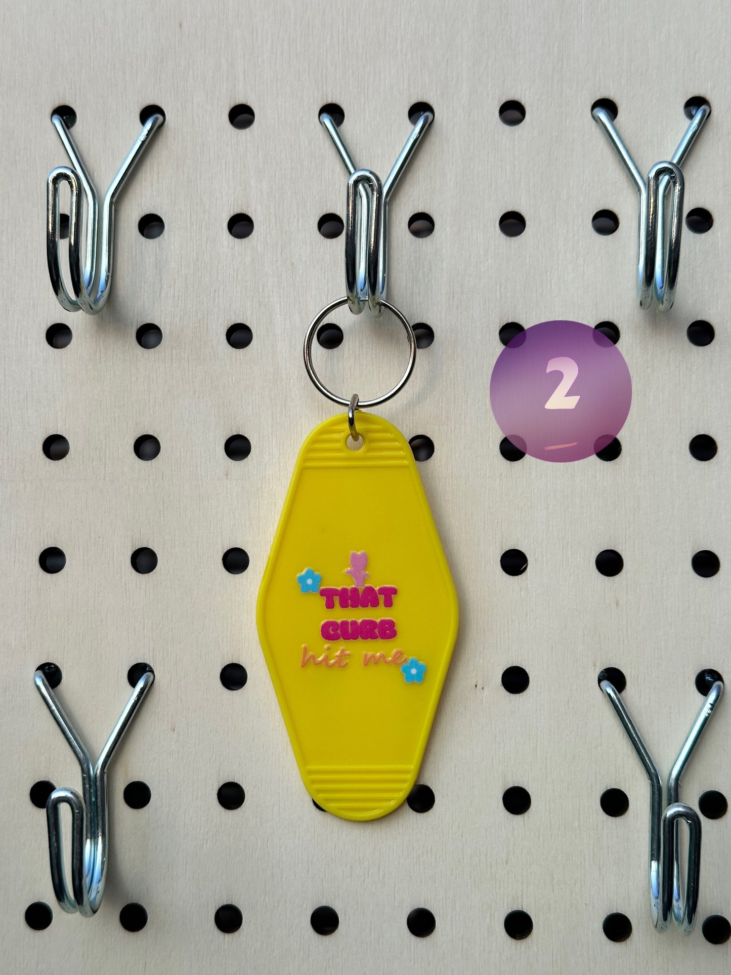 Yellow Motel Keychains (Multiple Designs)