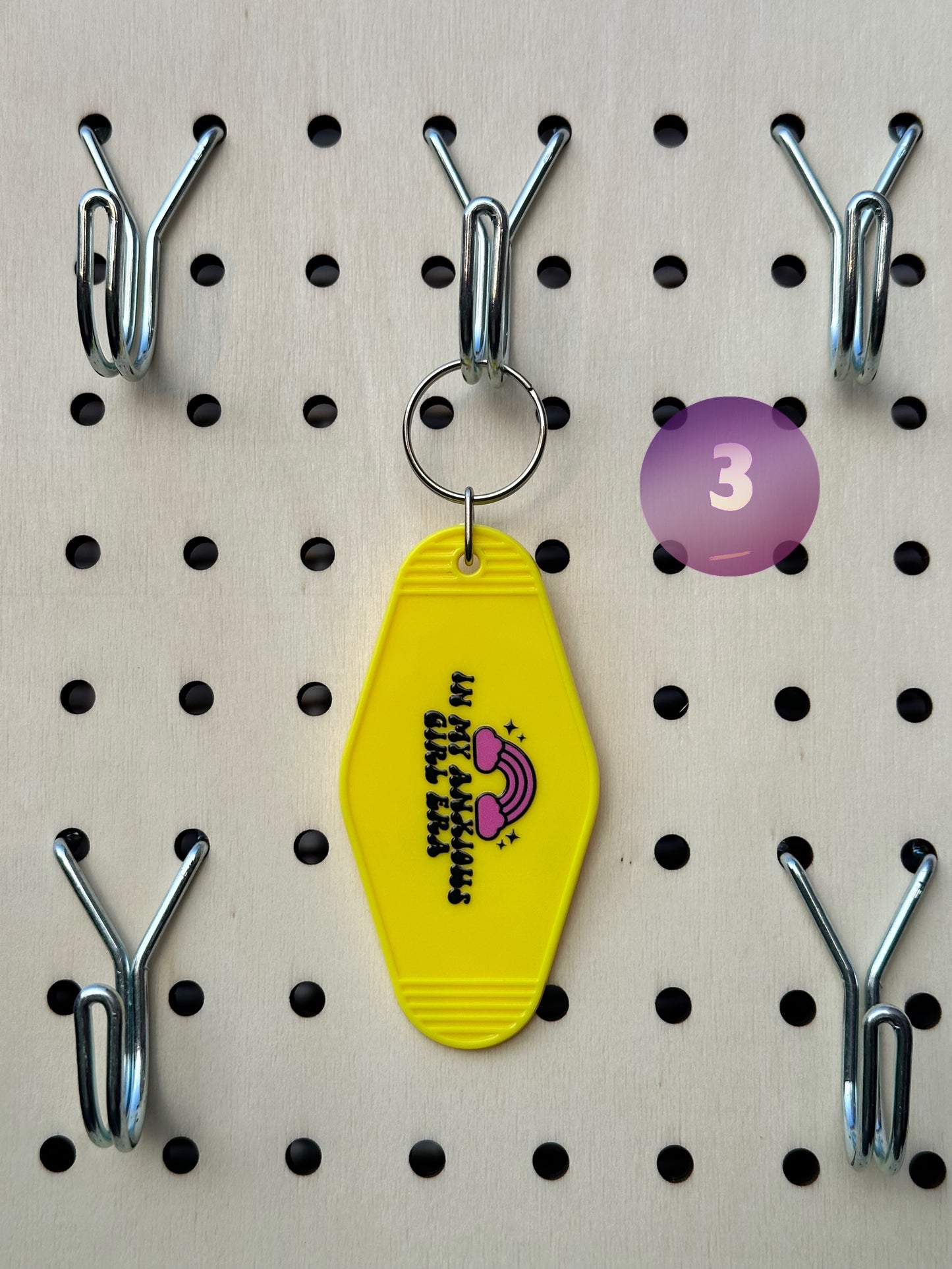Yellow Motel Keychains (Multiple Designs)