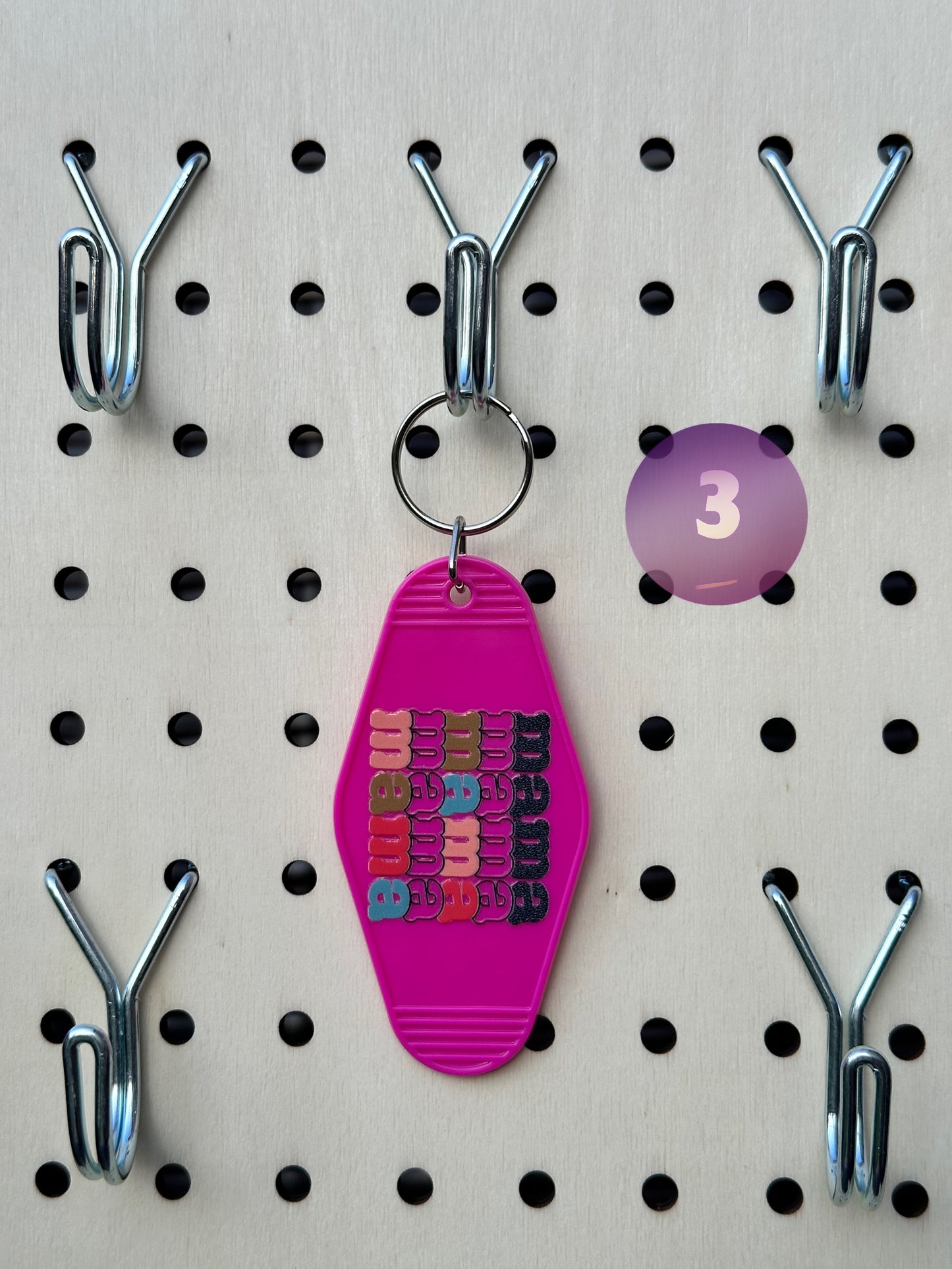Pink Motel Keychains (Multiple Designs)
