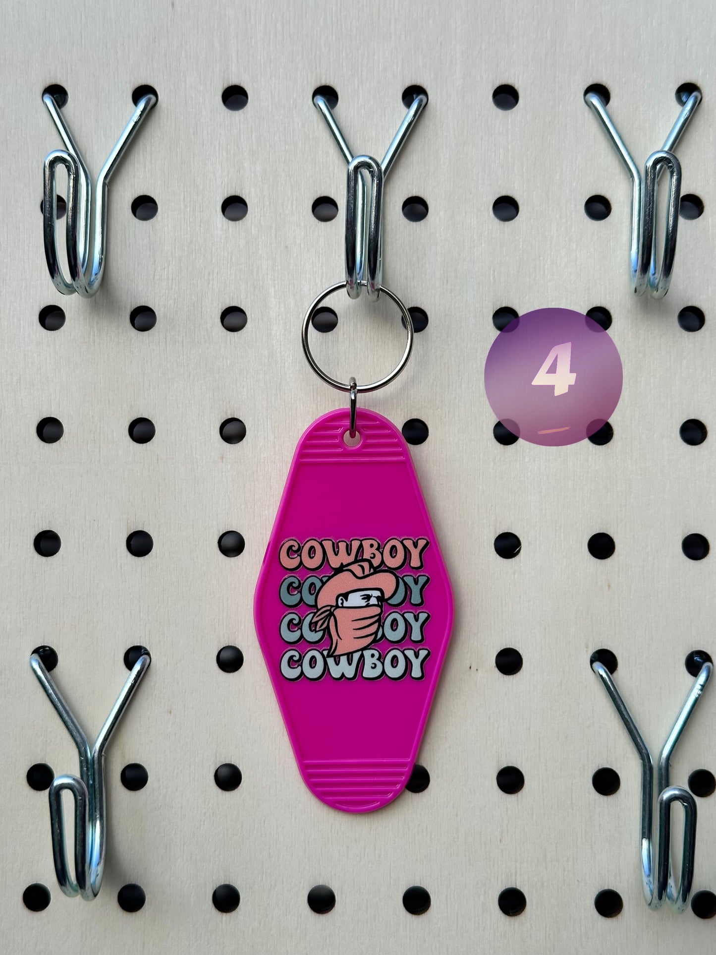 Pink Motel Keychains (Multiple Designs)