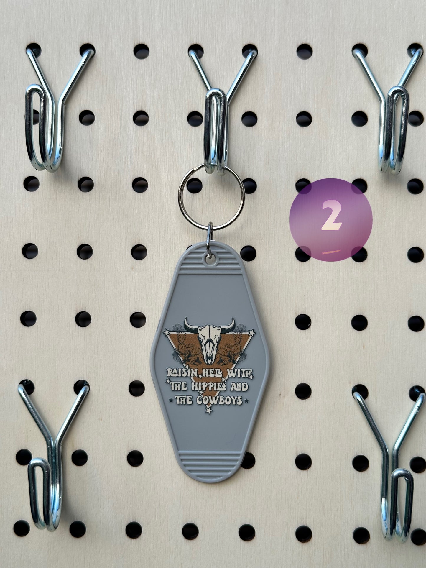 Gray Motel Keychains (Multiple Designs)
