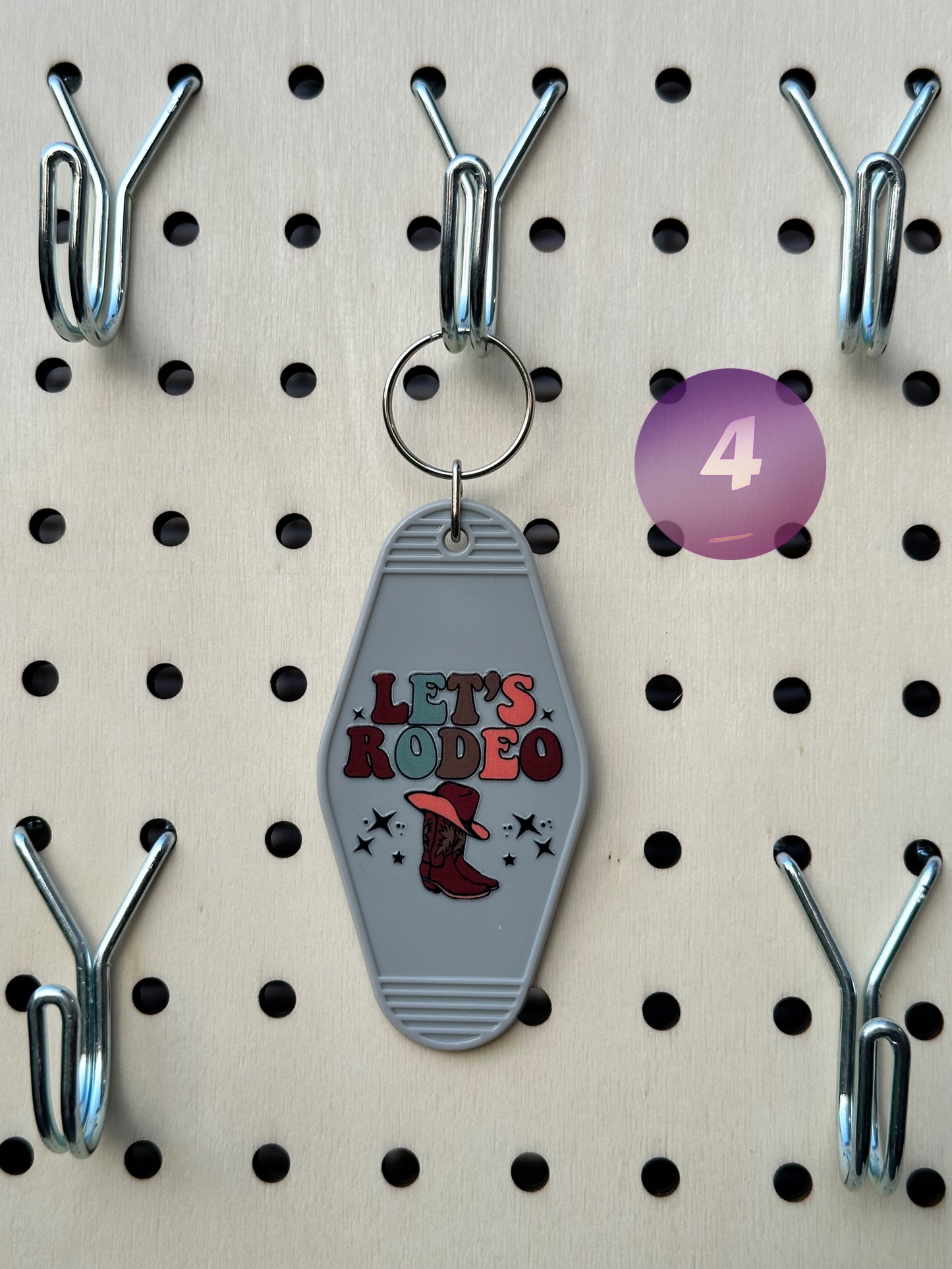 Gray Motel Keychains (Multiple Designs)