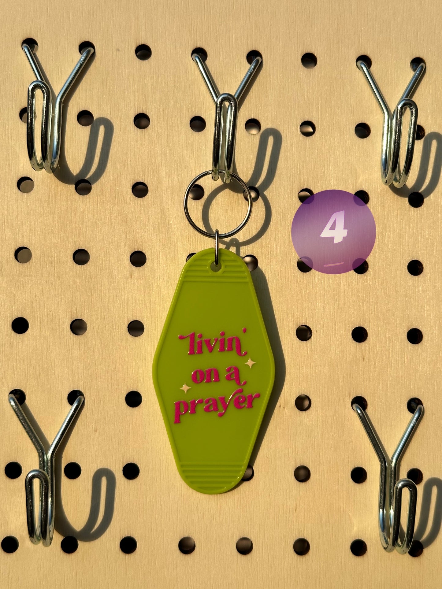 Green Motel Keychains (Multiple Designs)