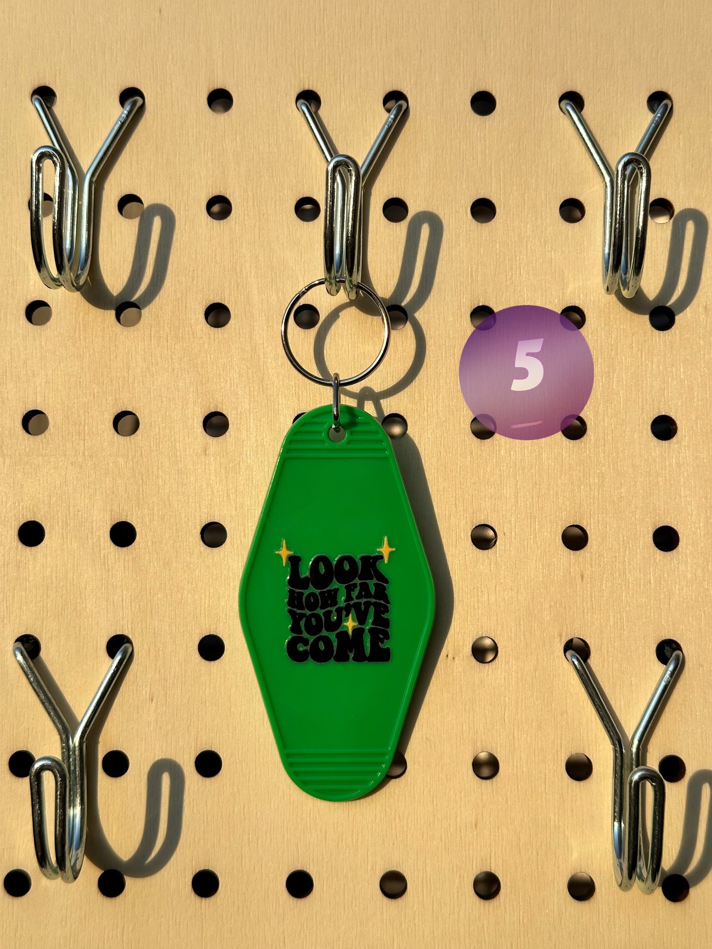 Green Motel Keychains (Multiple Designs)