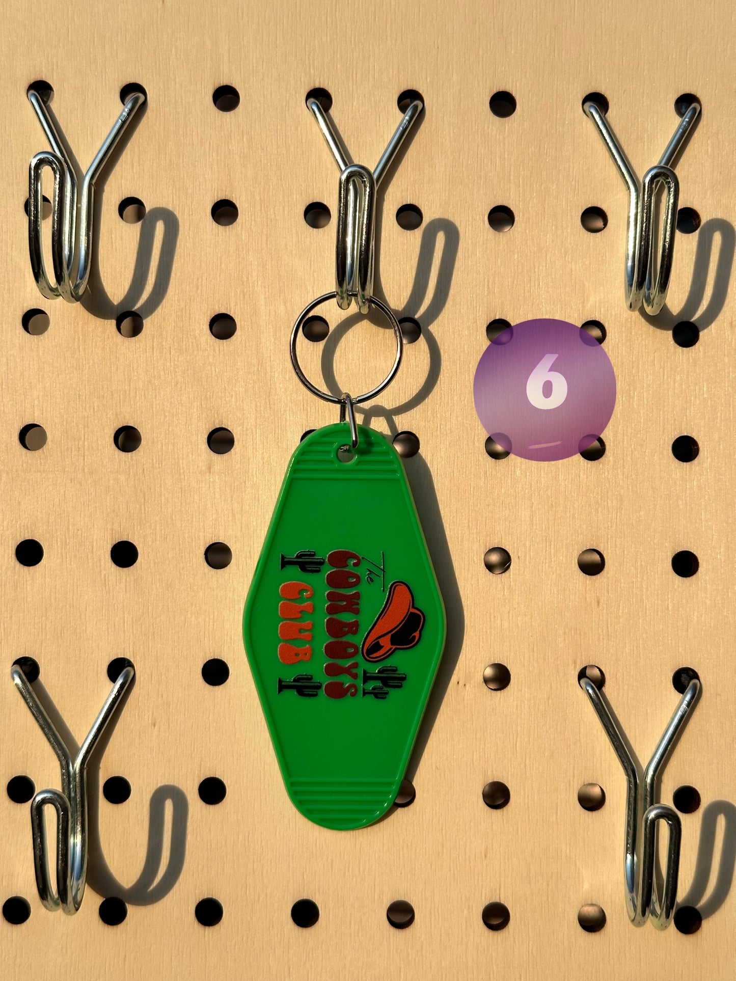 Green Motel Keychains (Multiple Designs)
