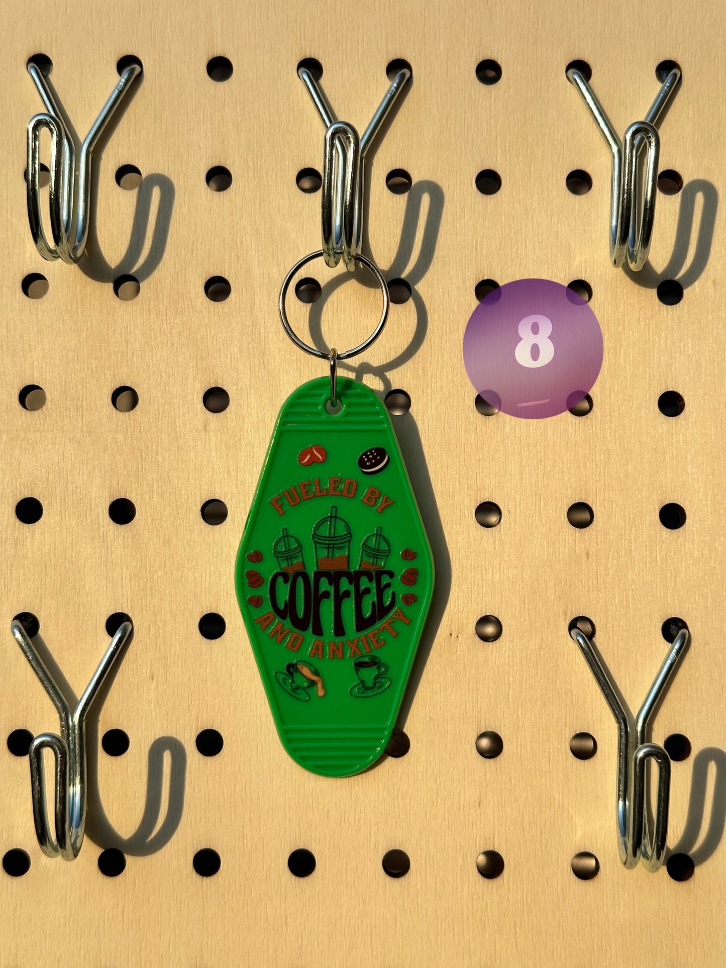 Green Motel Keychains (Multiple Designs)