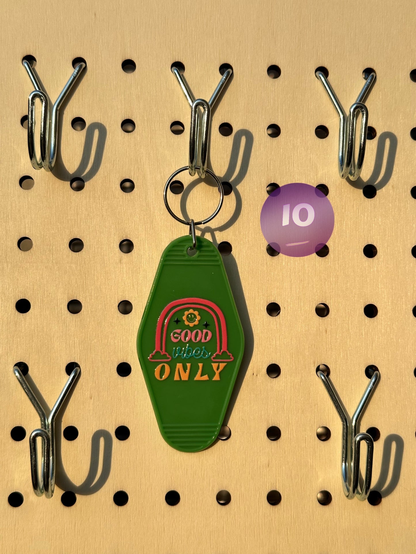 Green Motel Keychains (Multiple Designs)
