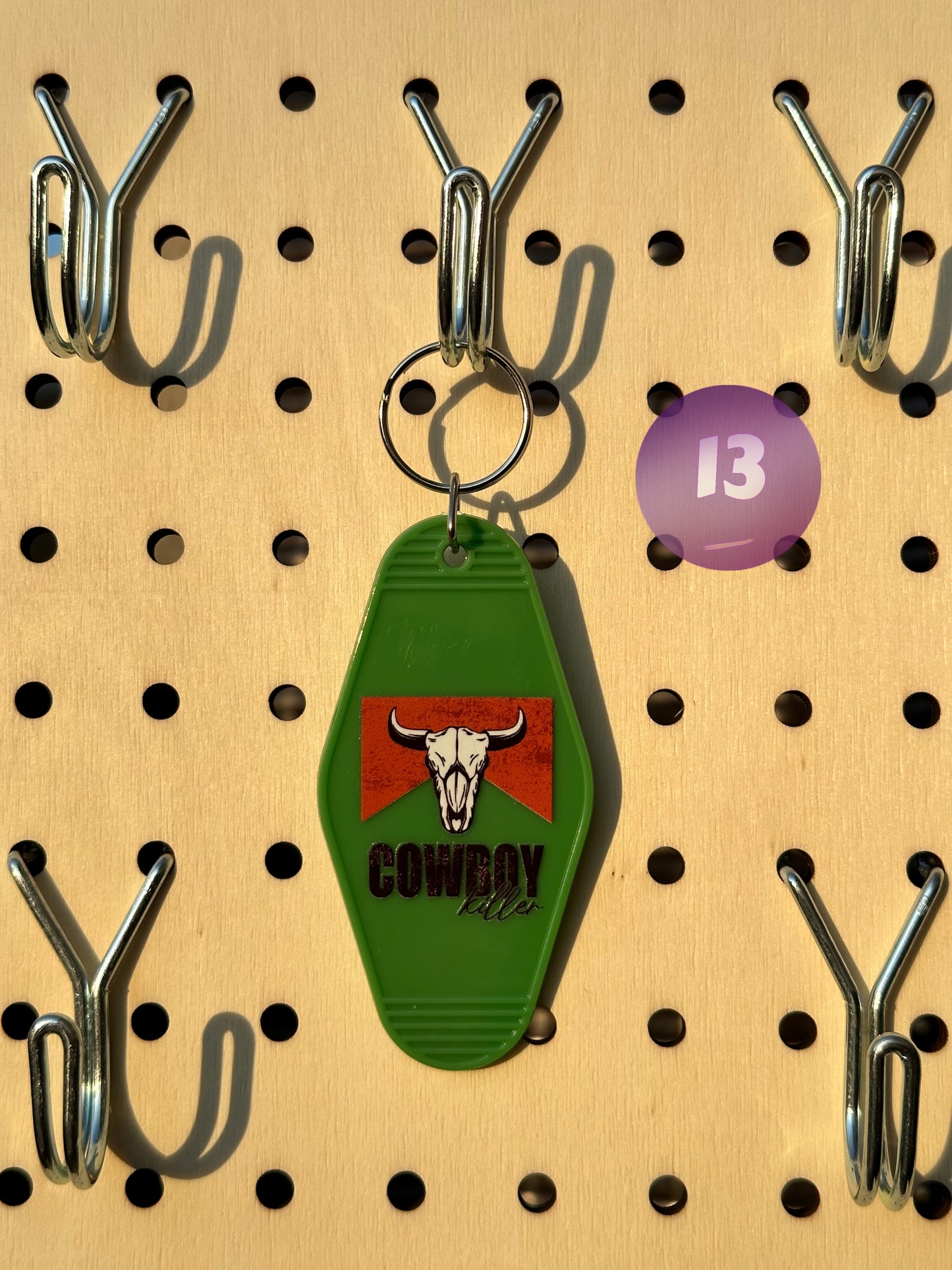 Green Motel Keychains (Multiple Designs)