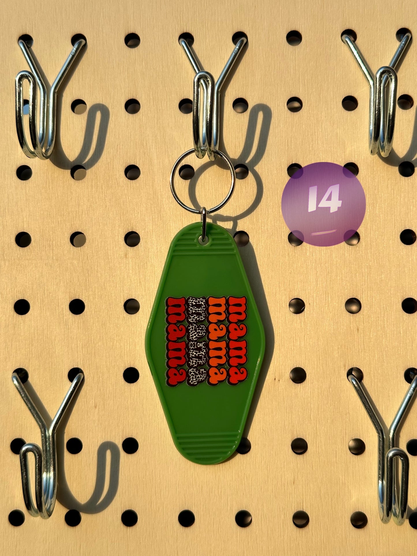 Green Motel Keychains (Multiple Designs)