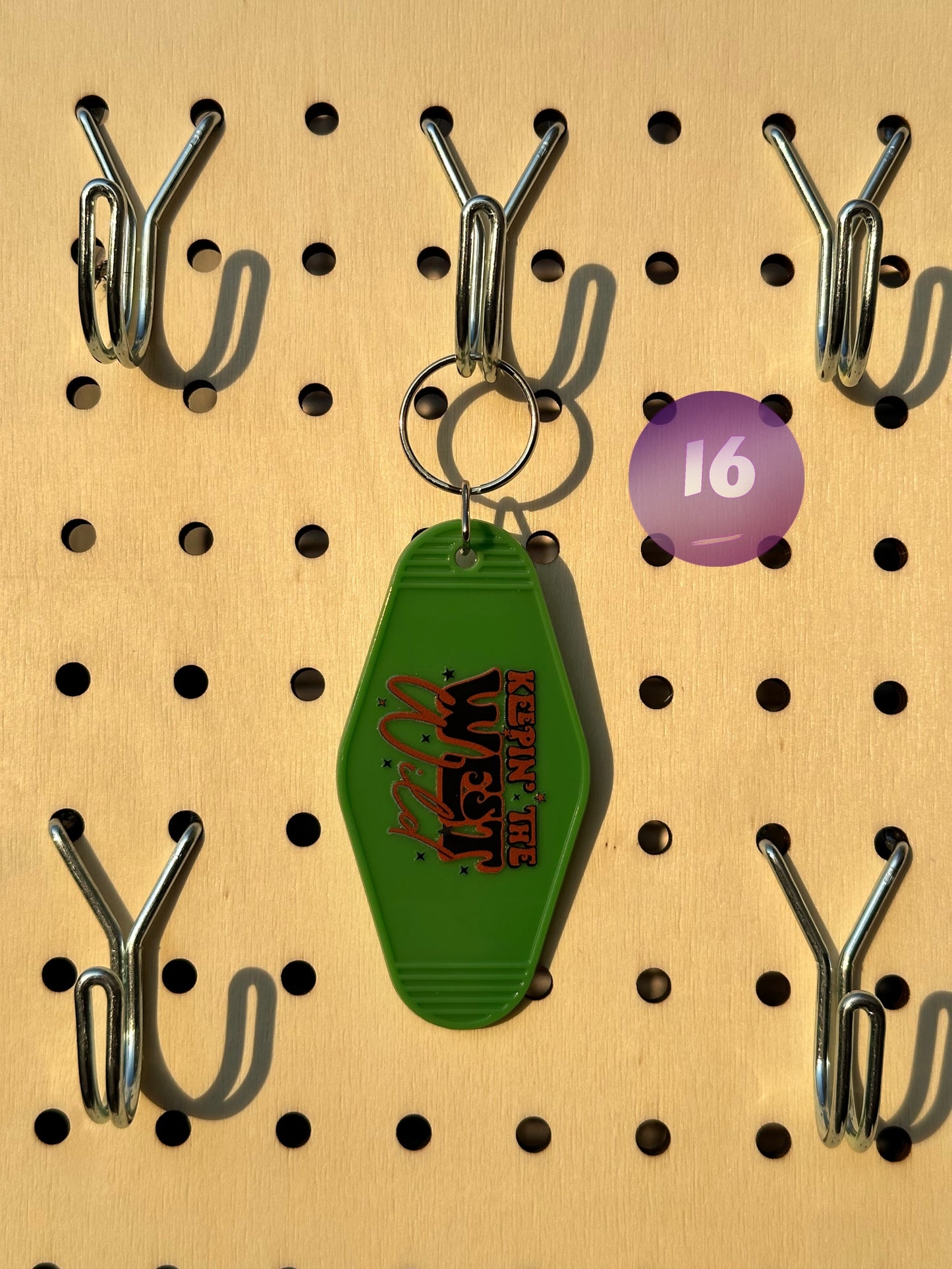 Green Motel Keychains (Multiple Designs)