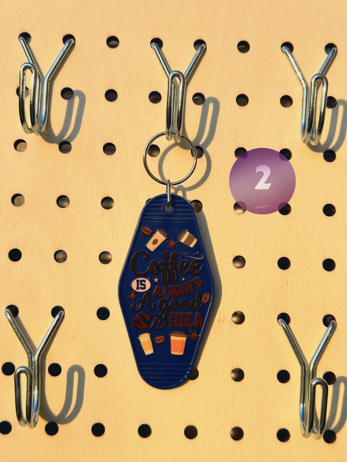 Blue Motel Keychains (Multiple Designs)