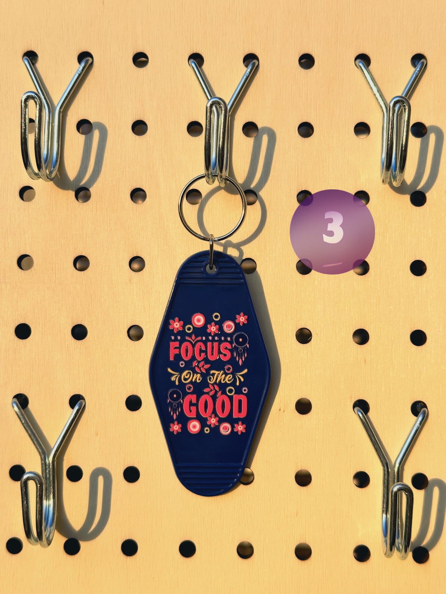 Blue Motel Keychains (Multiple Designs)