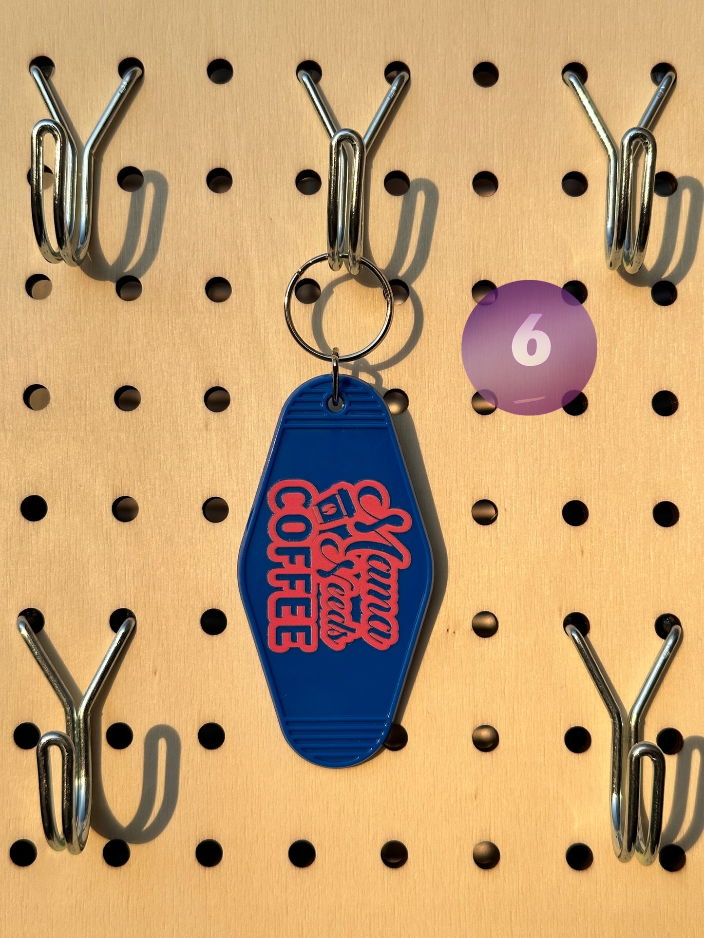 Blue Motel Keychains (Multiple Designs)