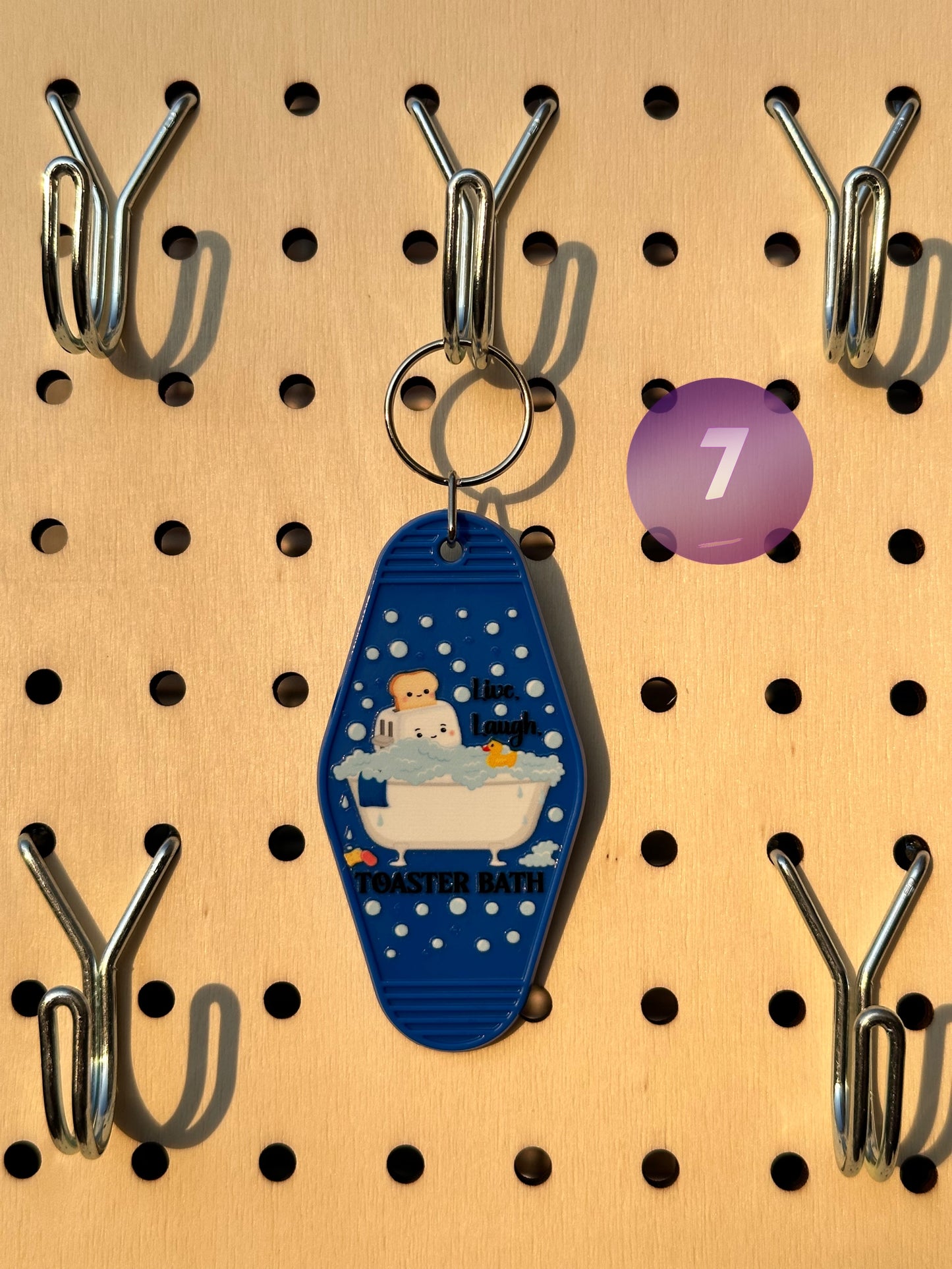 Blue Motel Keychains (Multiple Designs)