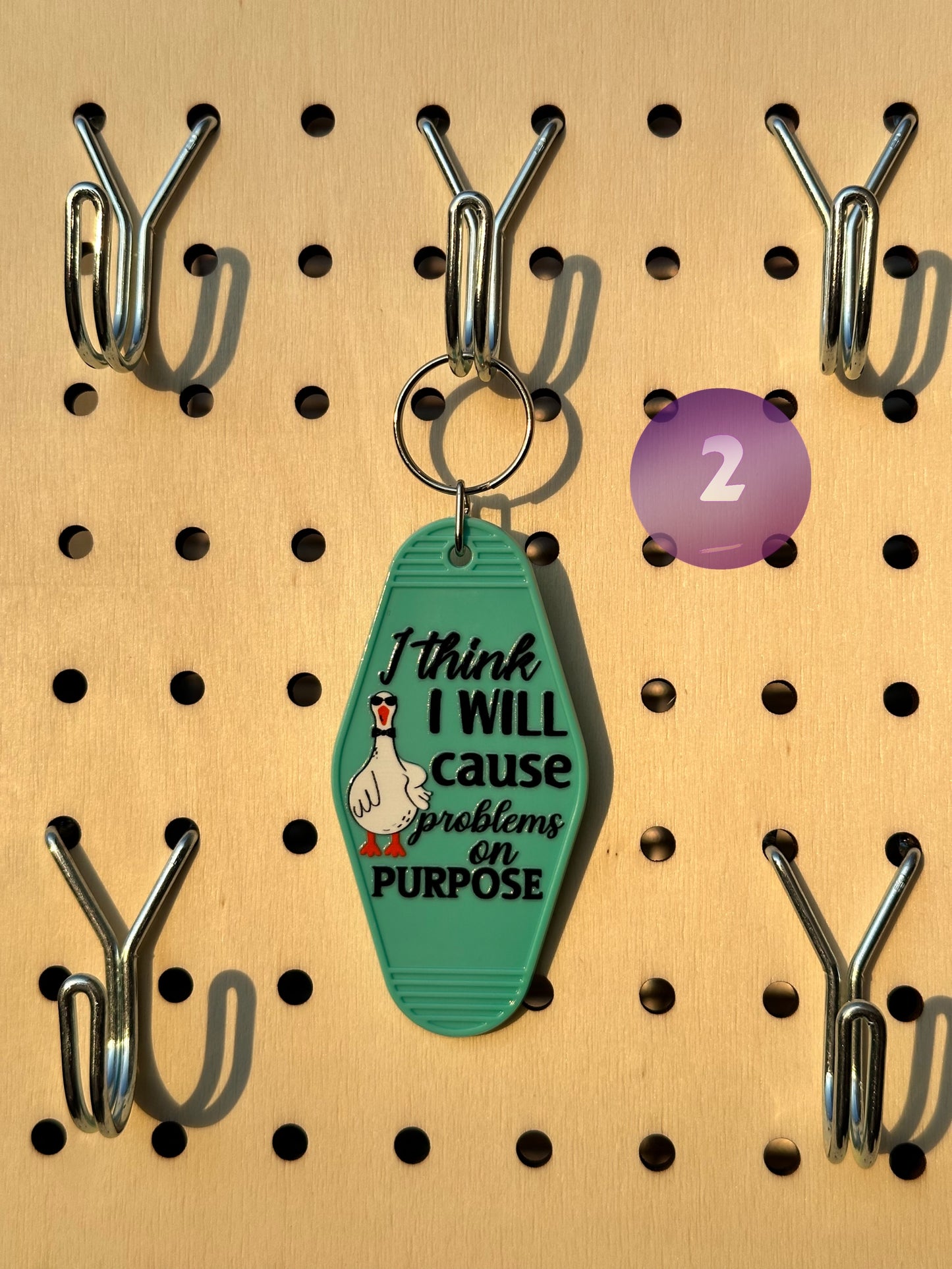 Turquoise Motel Keychains (Multiple Designs)