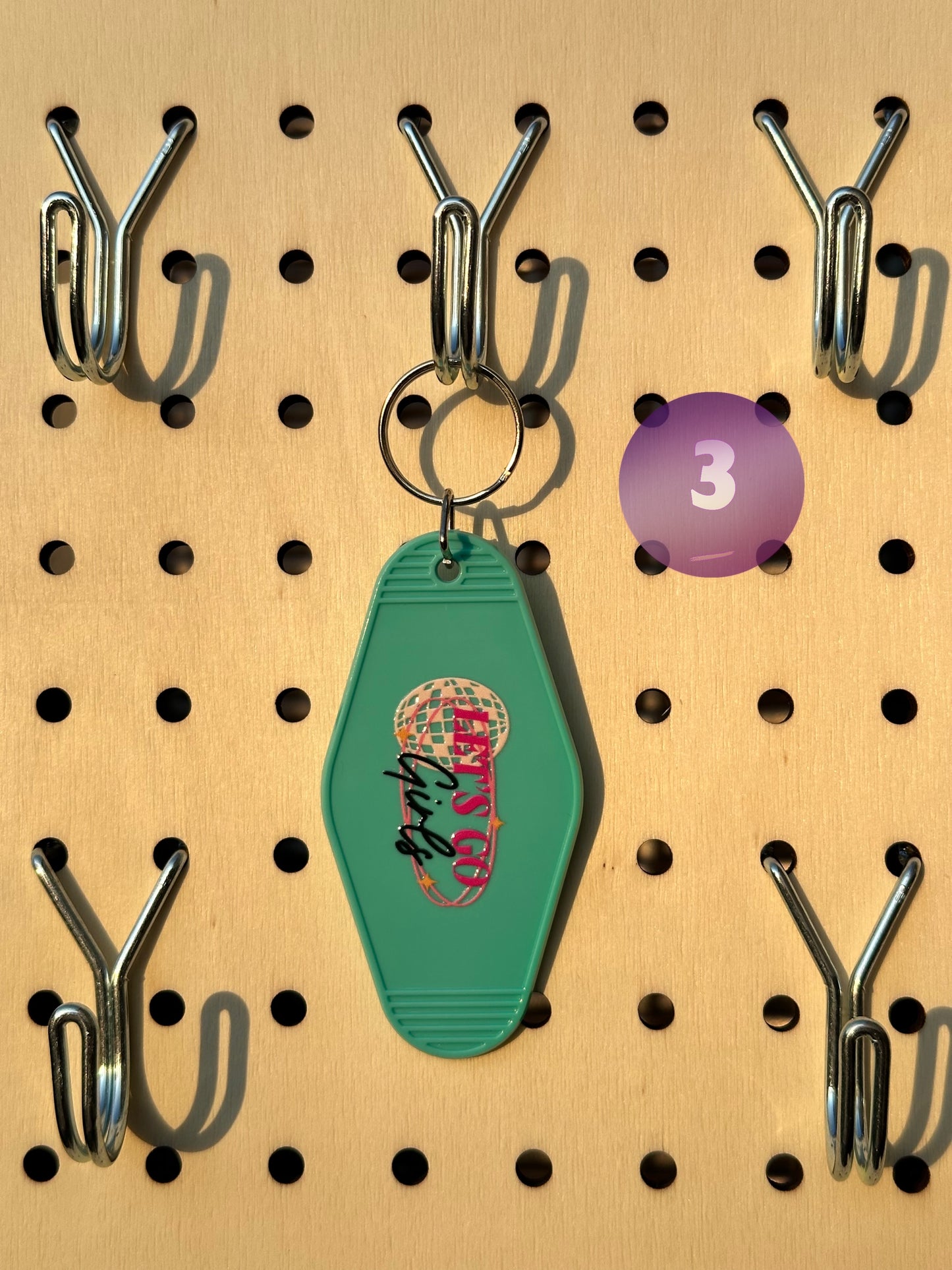 Turquoise Motel Keychains (Multiple Designs)