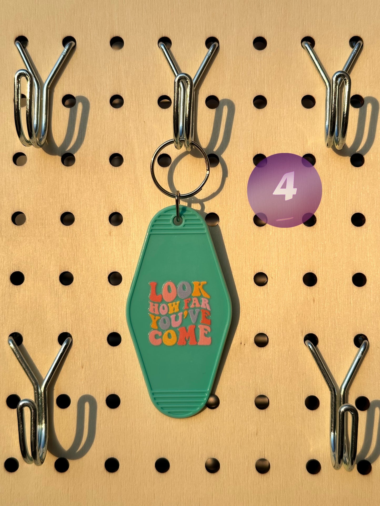 Turquoise Motel Keychains (Multiple Designs)
