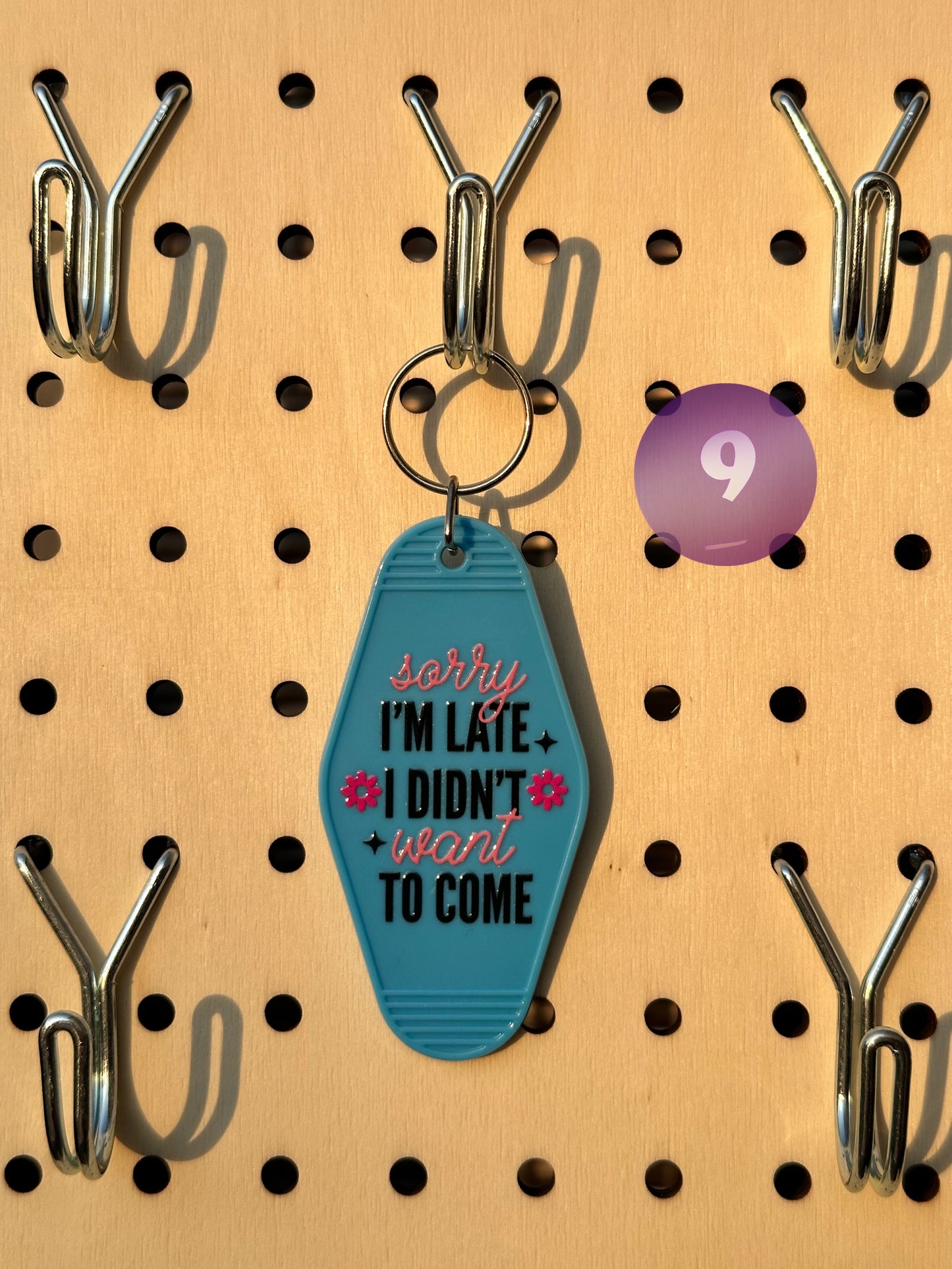 Blue Motel Keychains (Multiple Designs)