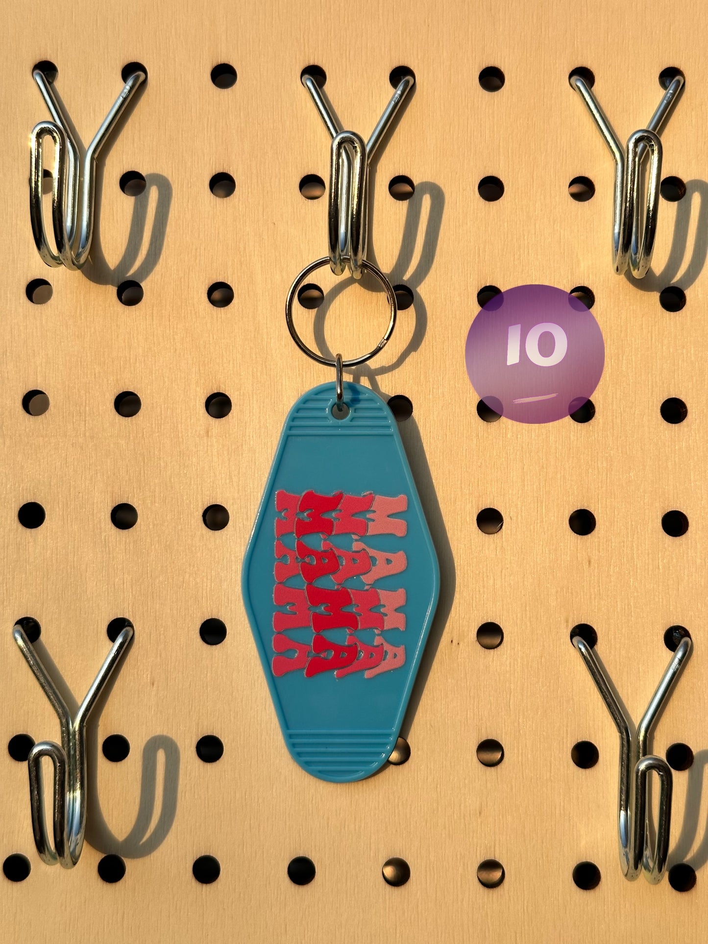 Blue Motel Keychains (Multiple Designs)