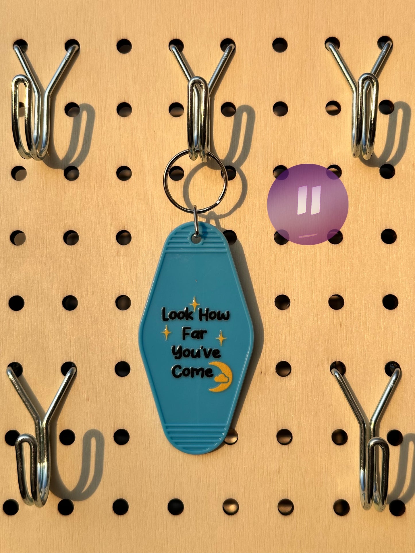 Blue Motel Keychains (Multiple Designs)