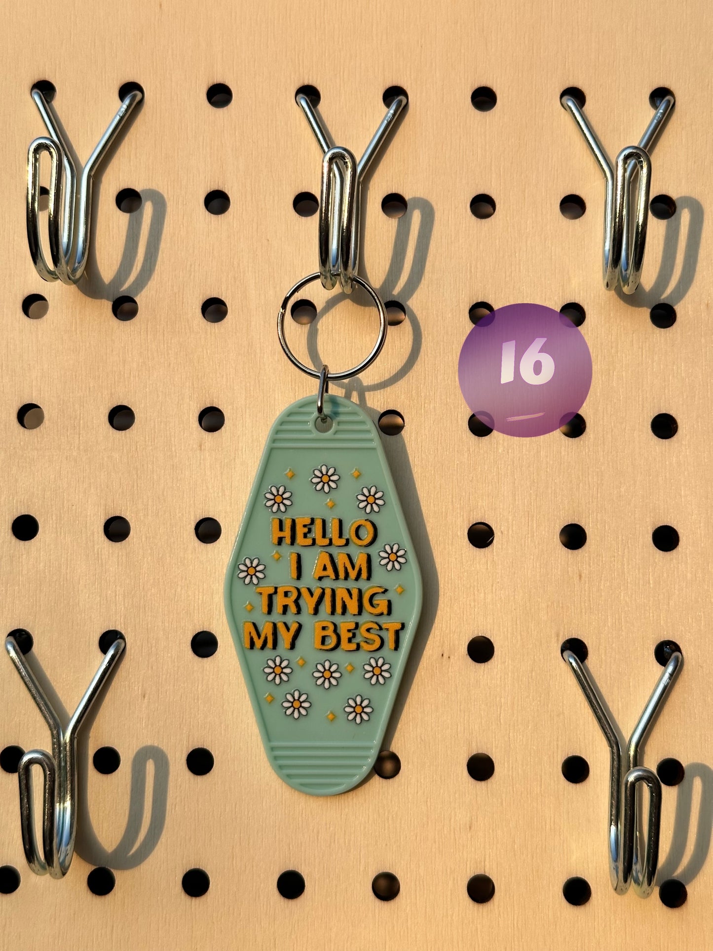 Blue Motel Keychains (Multiple Designs)
