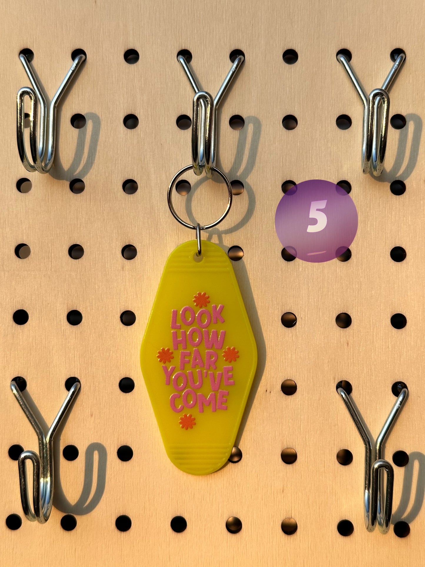 Yellow Motel Keychains (Multiple Designs)