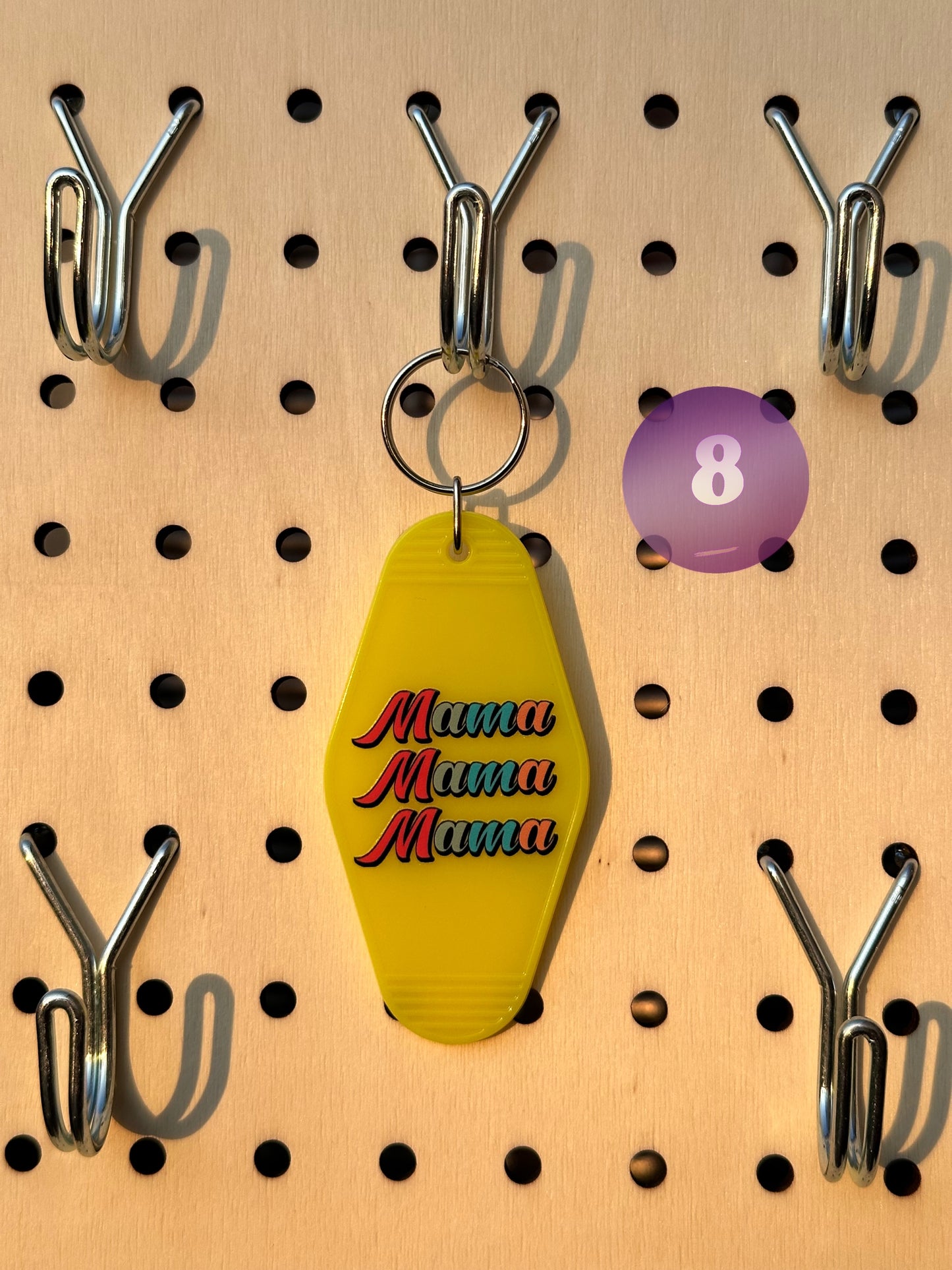 Yellow Motel Keychains (Multiple Designs)