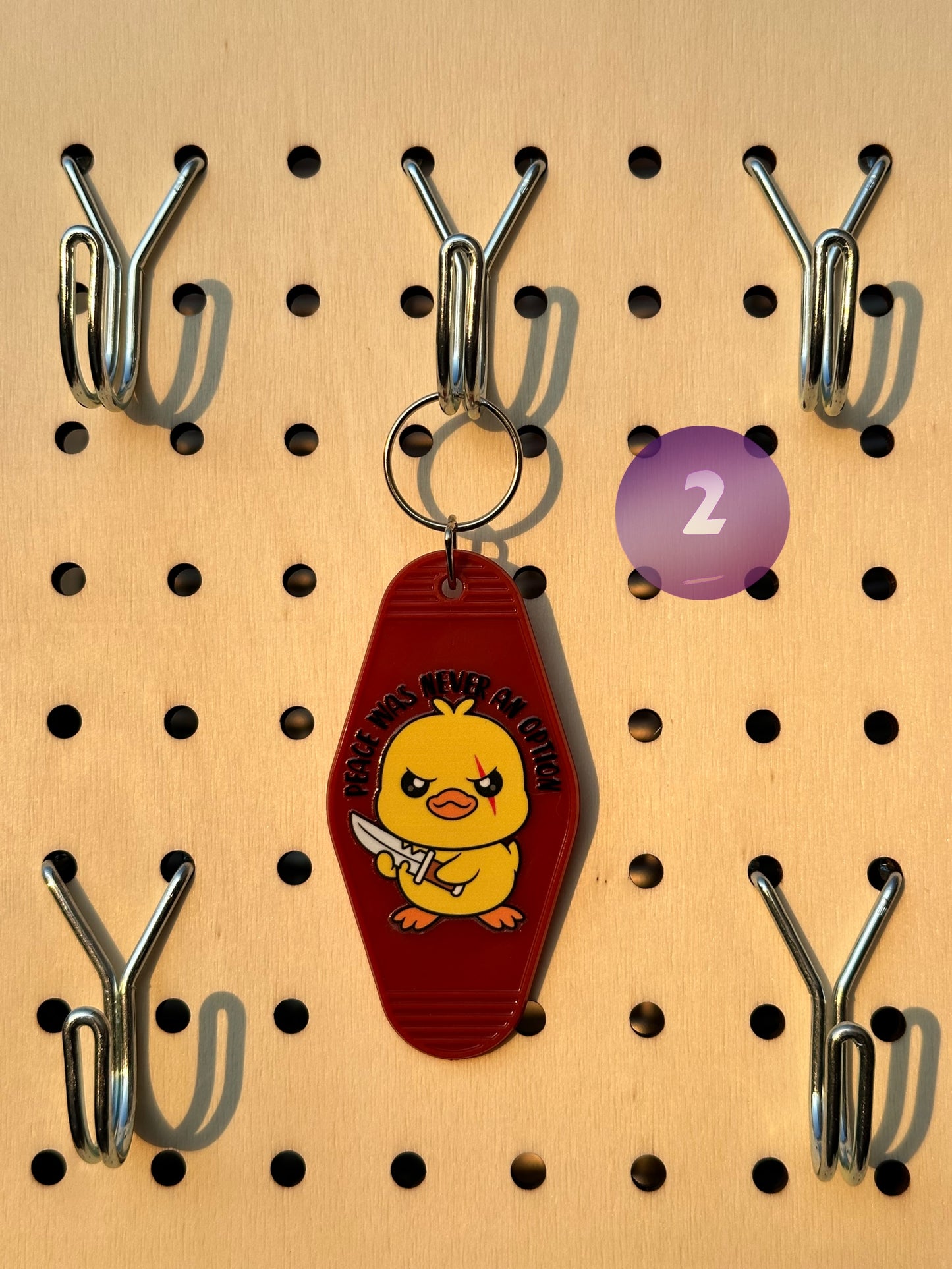 Red Motel Keychains (Multiple Designs)