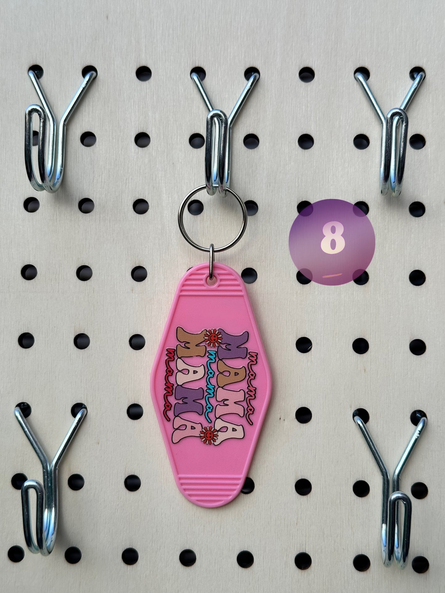 Pink Motel Keychains (Multiple Designs)