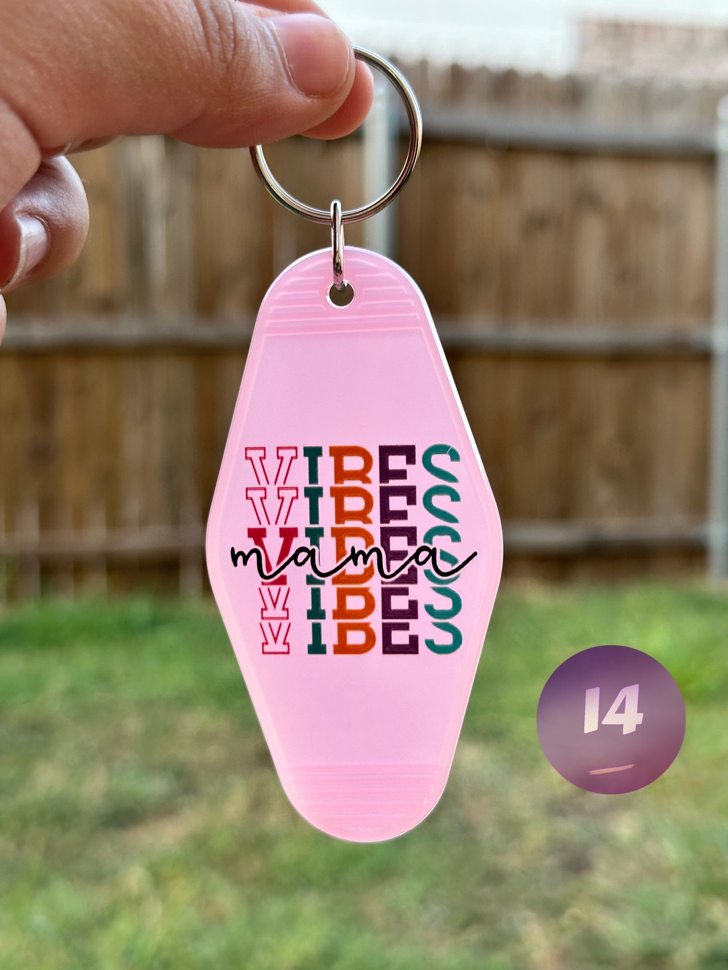 Pink Motel Keychains (Multiple Designs)