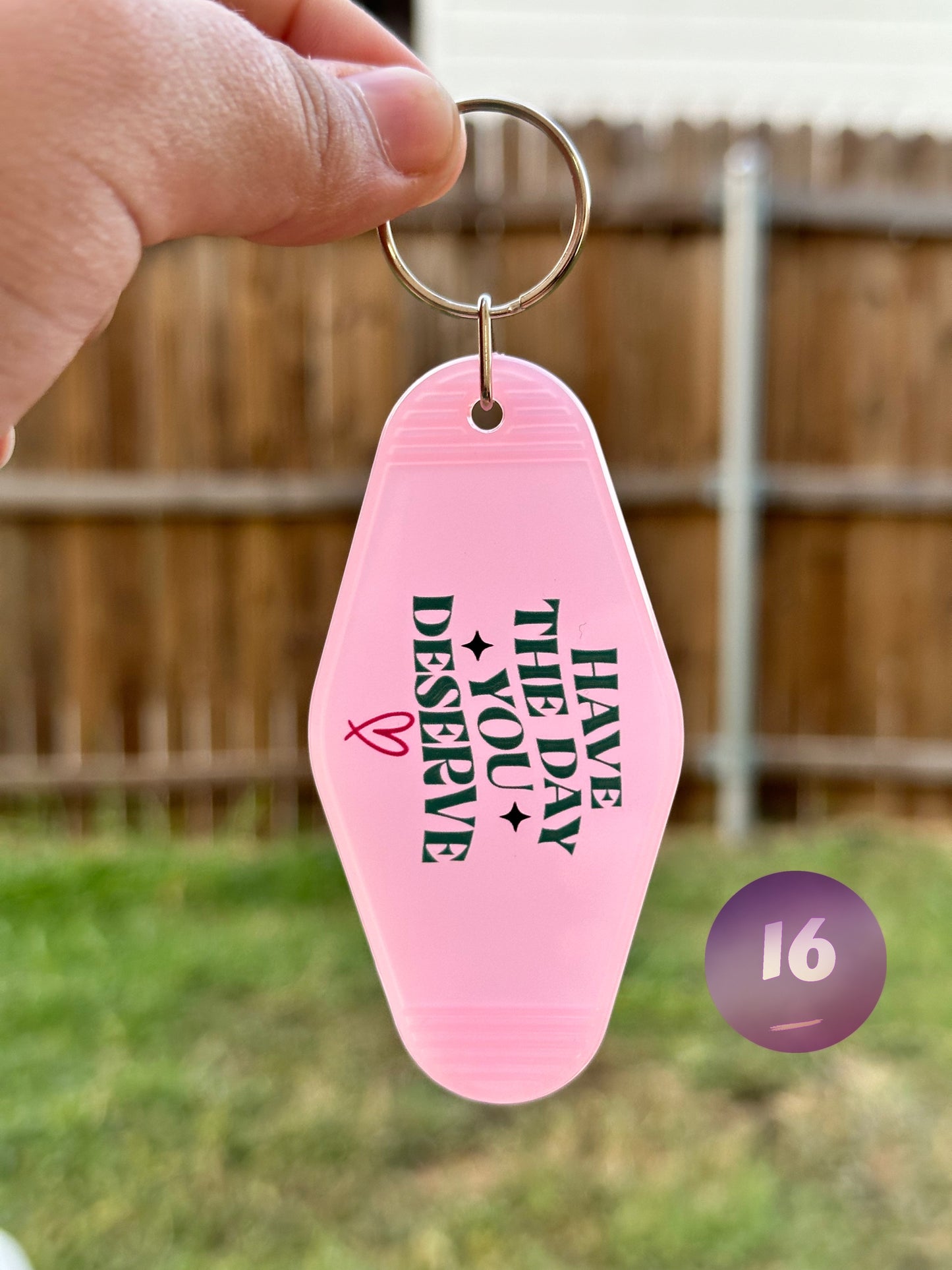 Pink Motel Keychains (Multiple Designs)