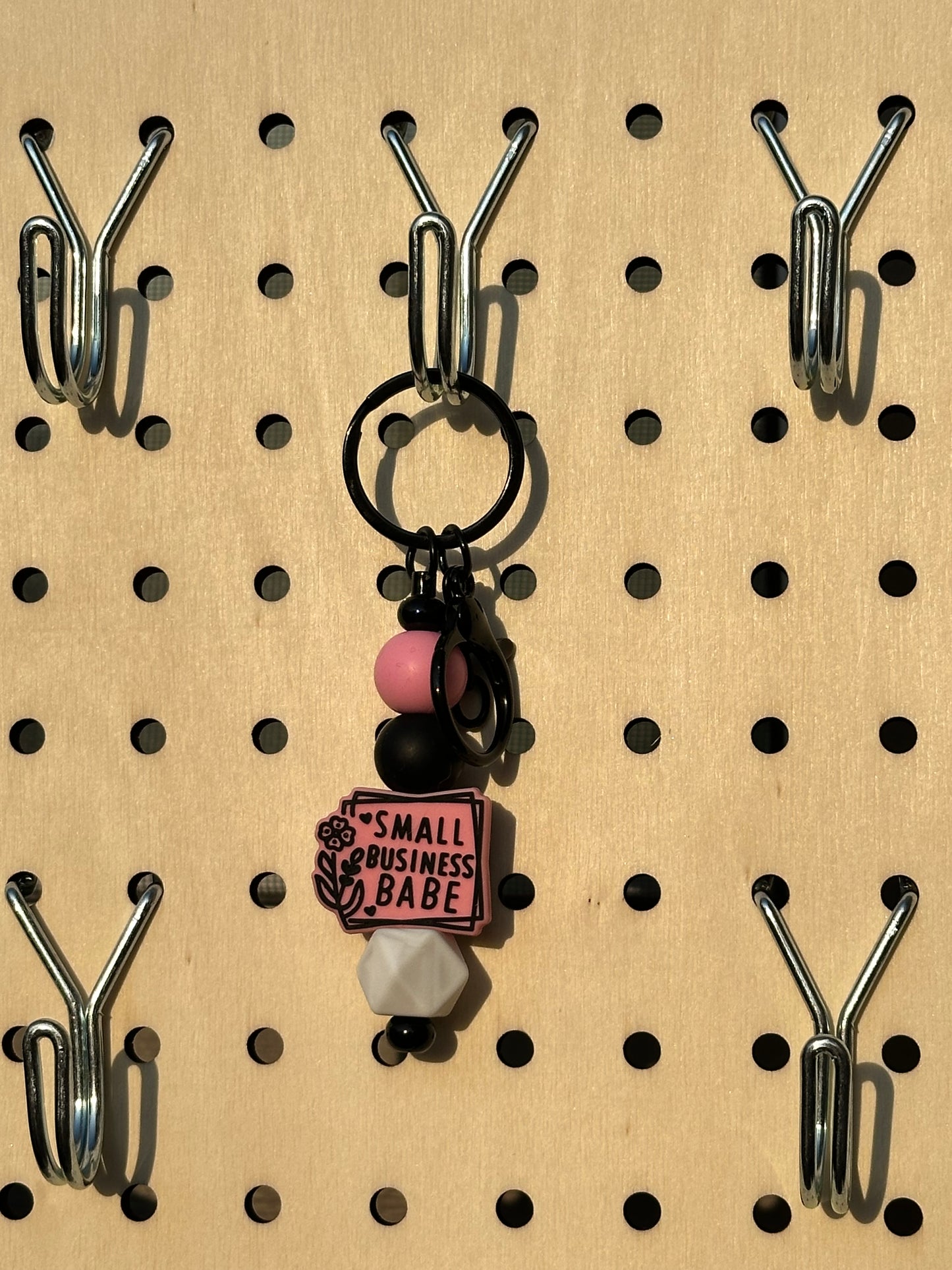 “Small Business Babe” - Mini Keychain