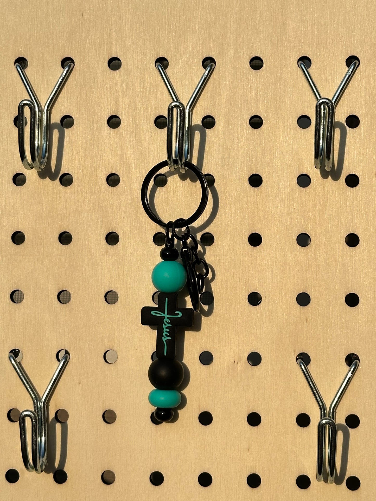 “Jesus” Cross - Mini Keychain