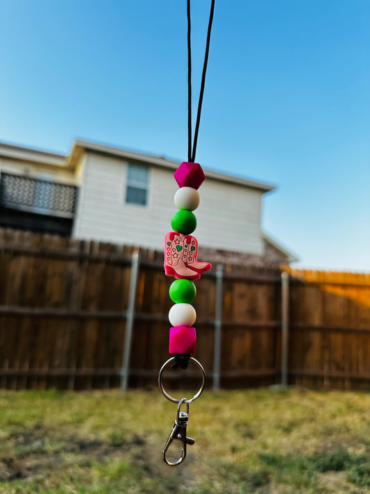 Pink Boots - Lanyard
