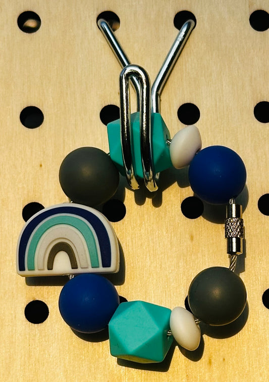 Rainbow Blues - Handle Charm