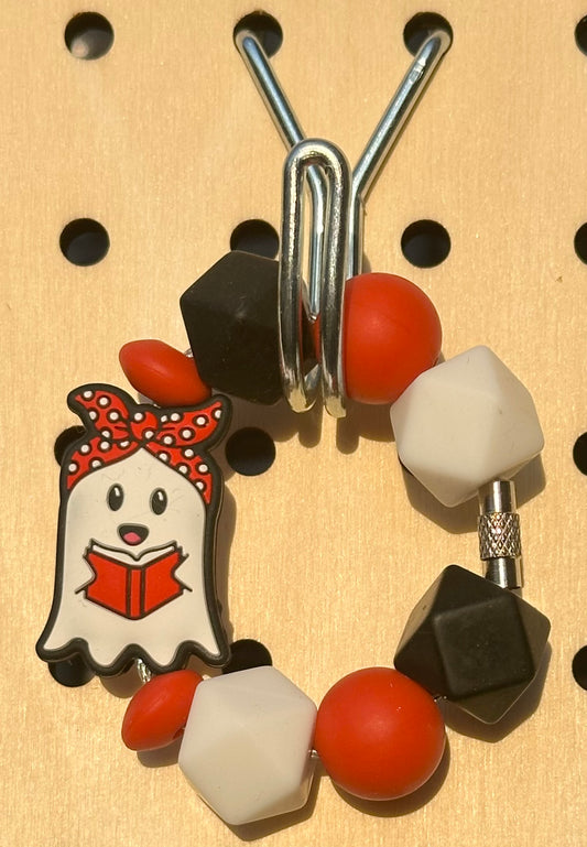 Girly Book Ghostie - Handle Charm