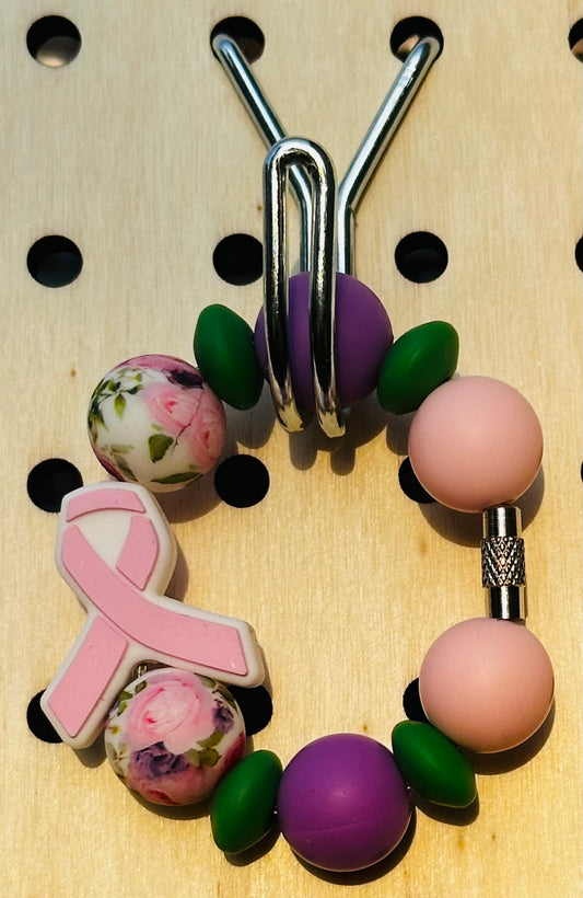 Breast Cancer Awareness - Handle Charm