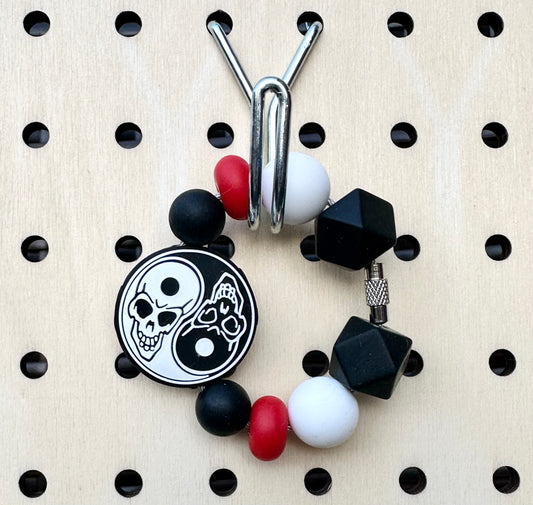 Skull Yin & Yang - Handle Charm