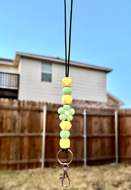 Pastel Floral - Lanyard