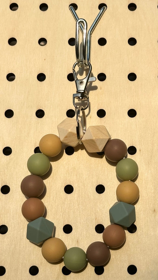 Earthy Neutrals - Wristlet