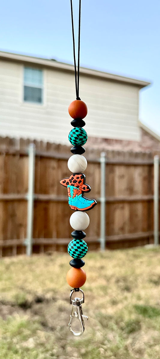 Turquoise Cowboy - Freshie Clip