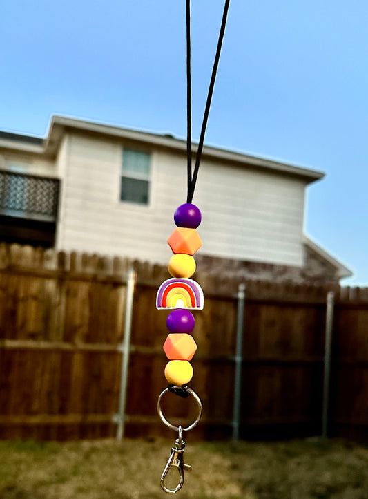 Rainbow Explosion - Lanyard