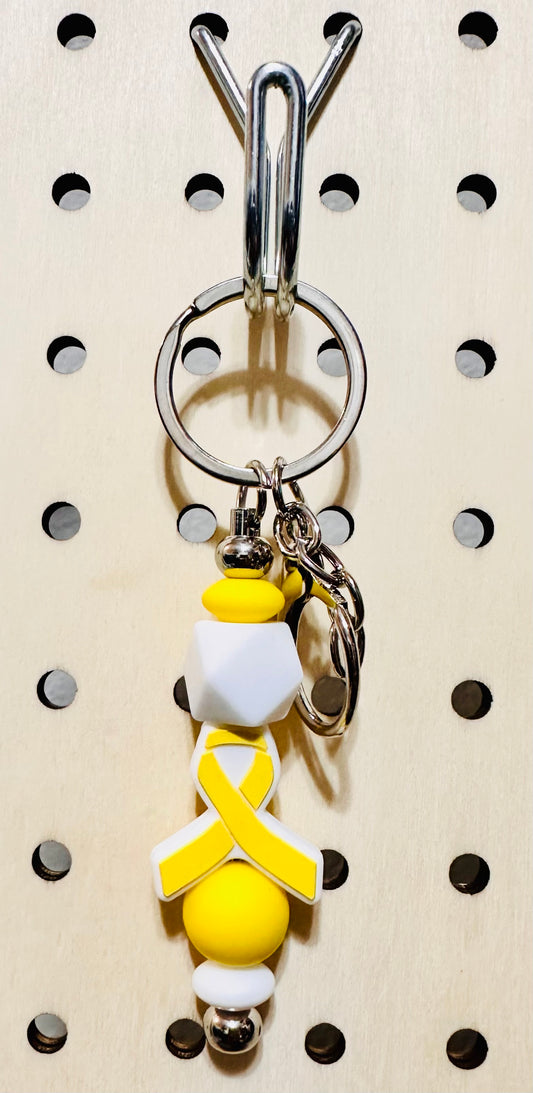 Childhood Cancer Awareness - Mini Keychain