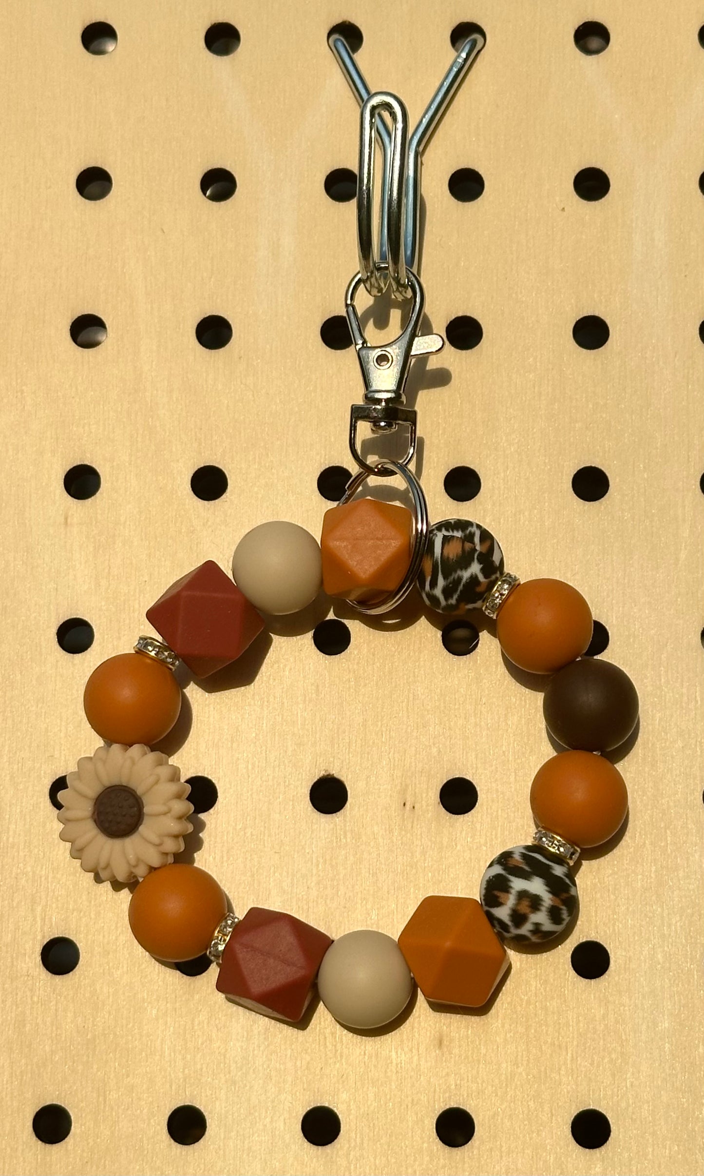 Cheetah Bloom - Wristlet