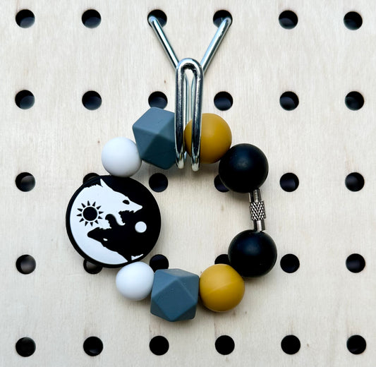 Wolf Yin & Yang - Handle Charm
